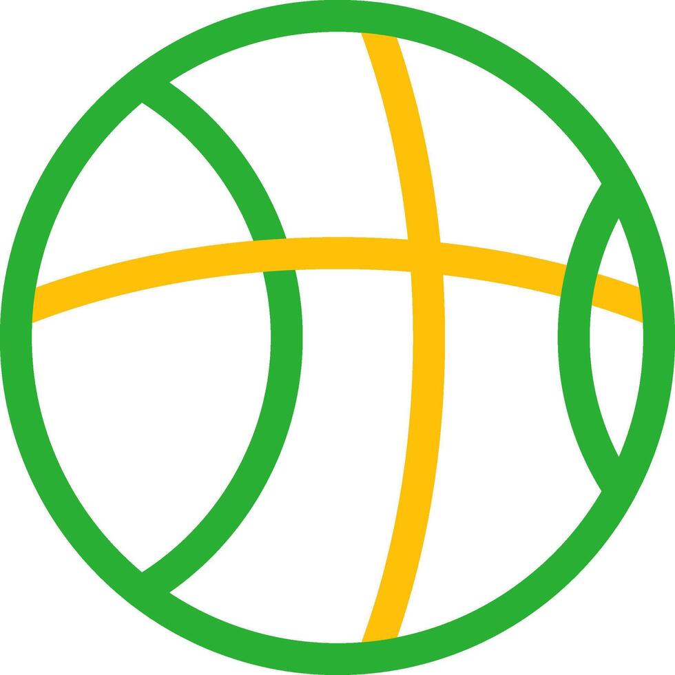 design de ícone criativo de basquete vetor