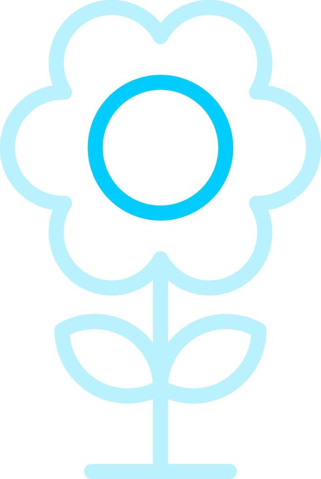 design de ícone criativo de flor vetor