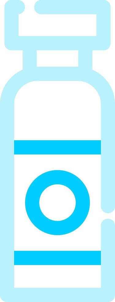 design de ícone criativo de garrafa de água vetor