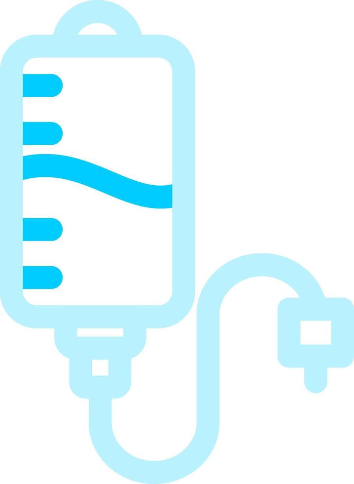 design de ícone criativo de transfusão vetor