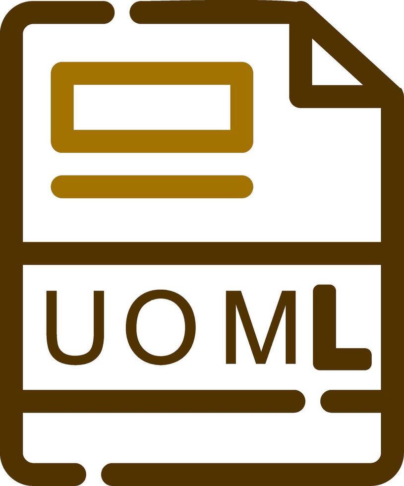 uoml criativo ícone Projeto vetor