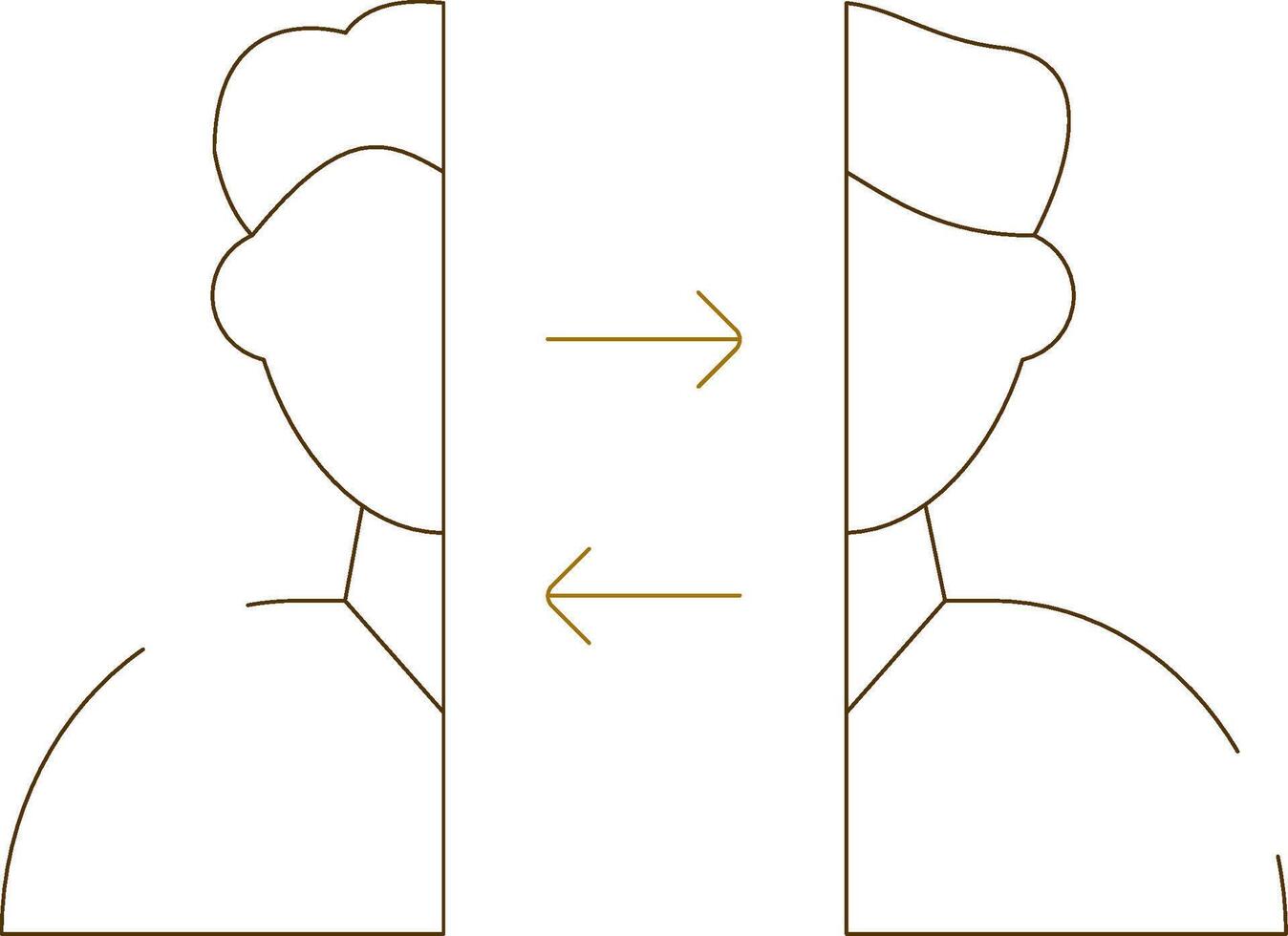 auto determinação criativo ícone Projeto vetor