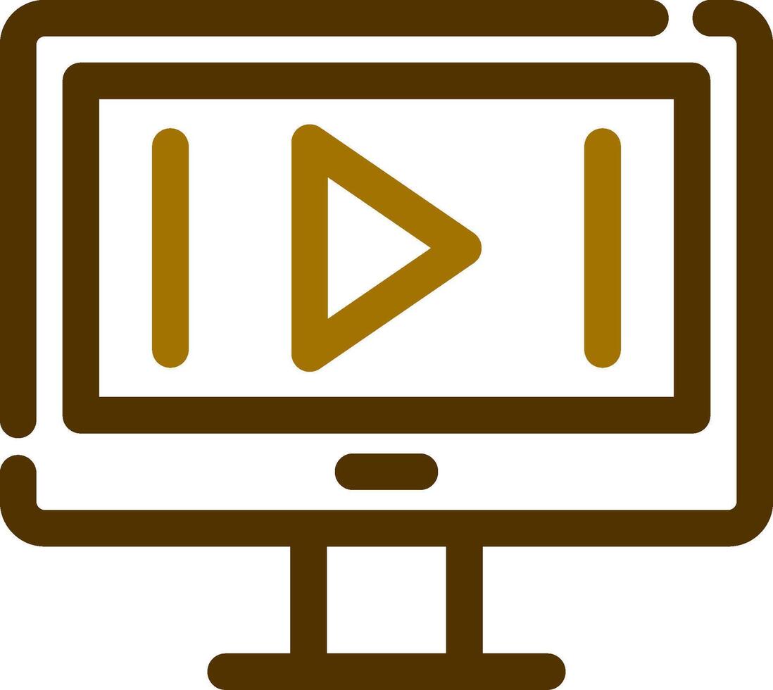 vídeo marketing criativo ícone Projeto vetor