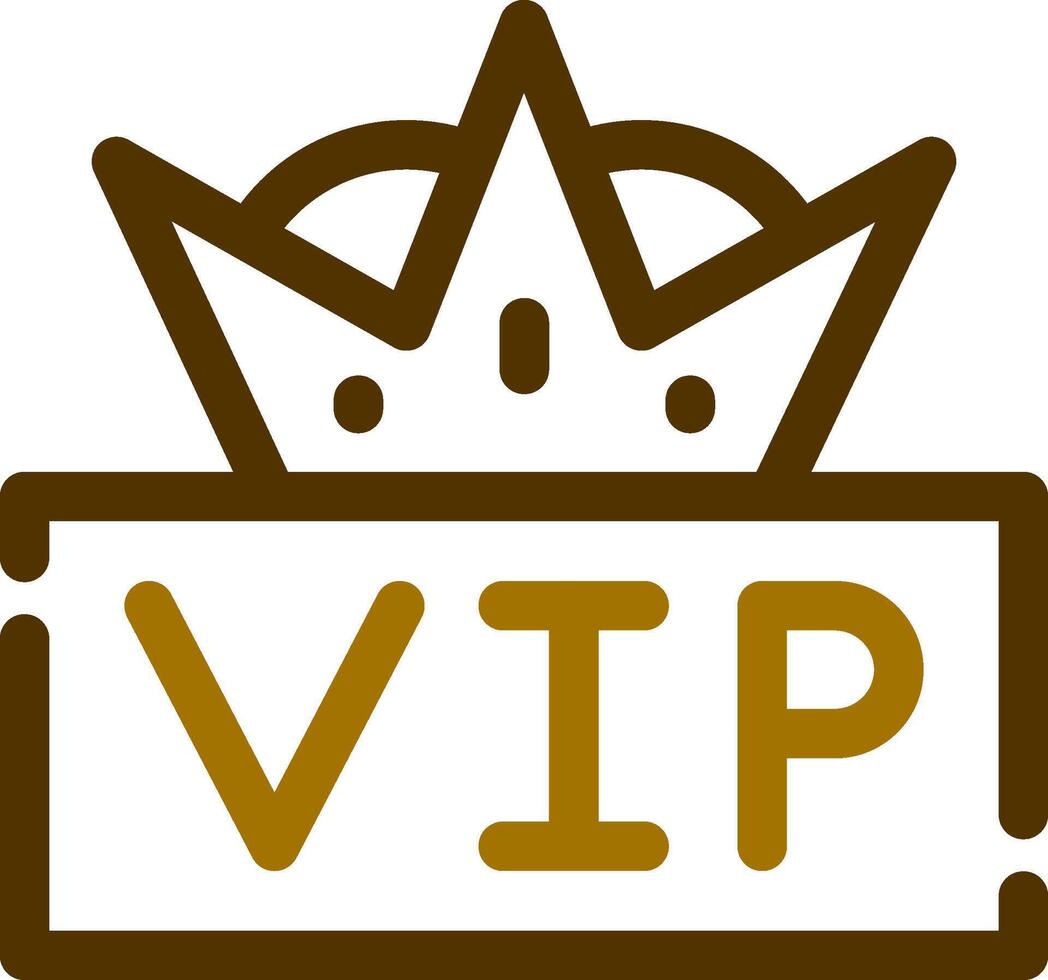 vip criativo ícone Projeto vetor