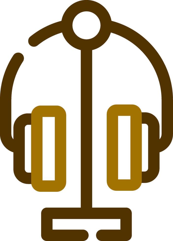 design de ícone criativo de fone de ouvido vetor
