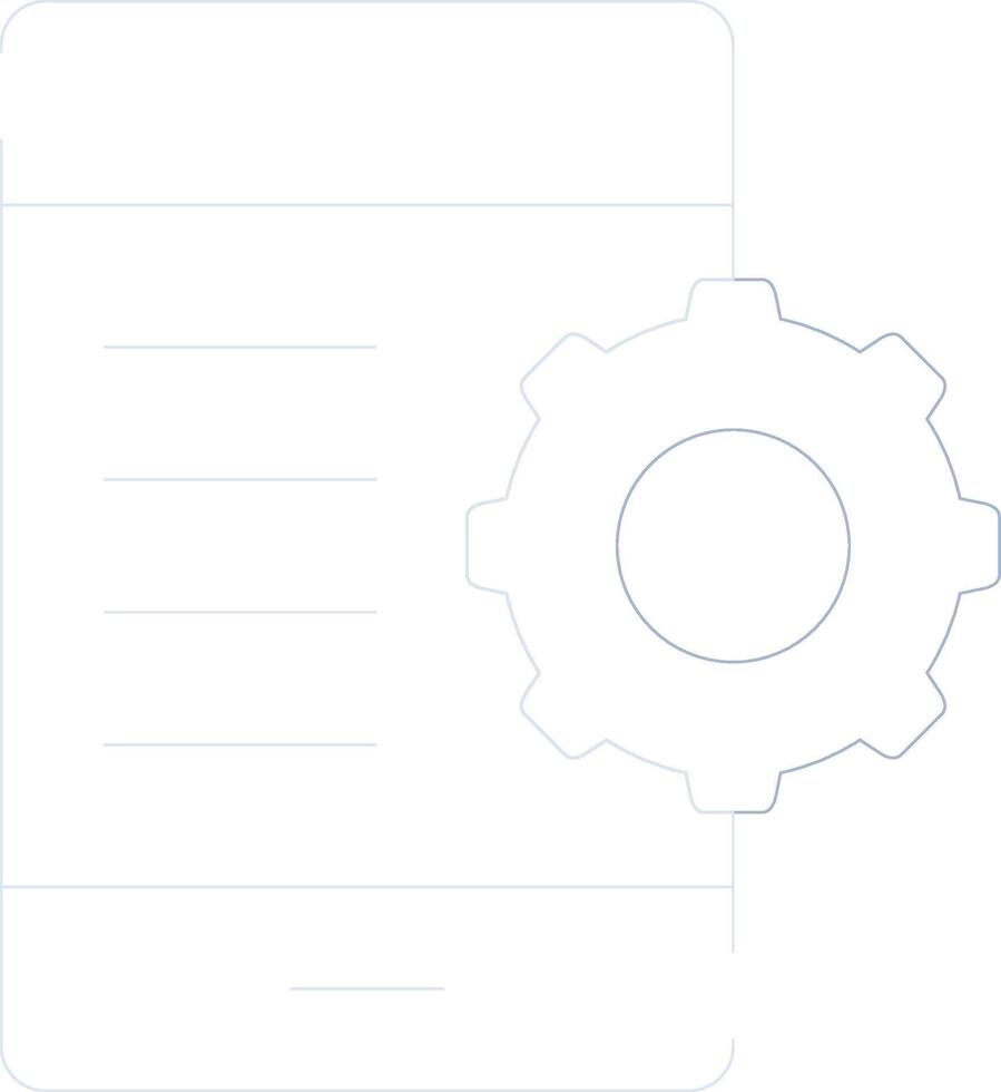 Móvel configuração criativo ícone Projeto vetor