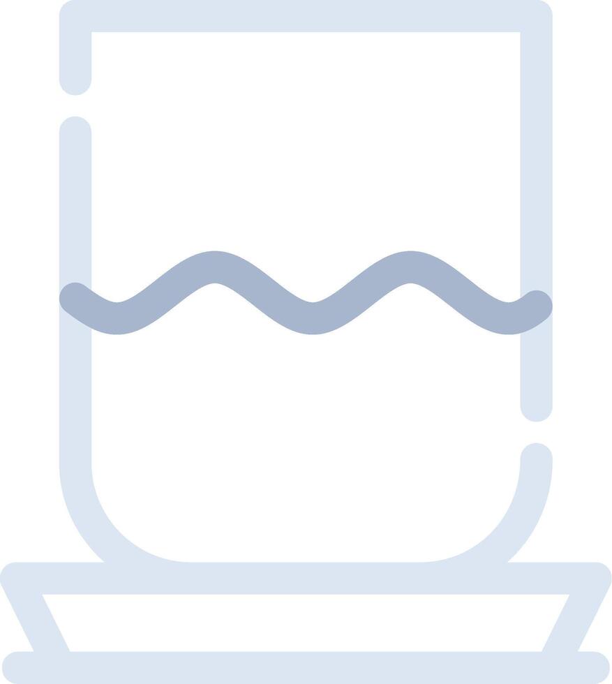 design de ícone criativo de copo de água vetor