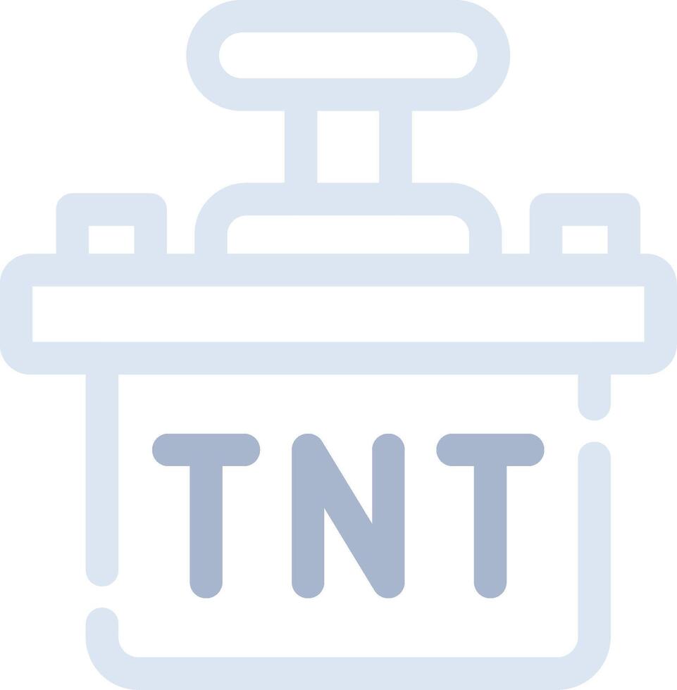 design de ícone criativo tnt vetor