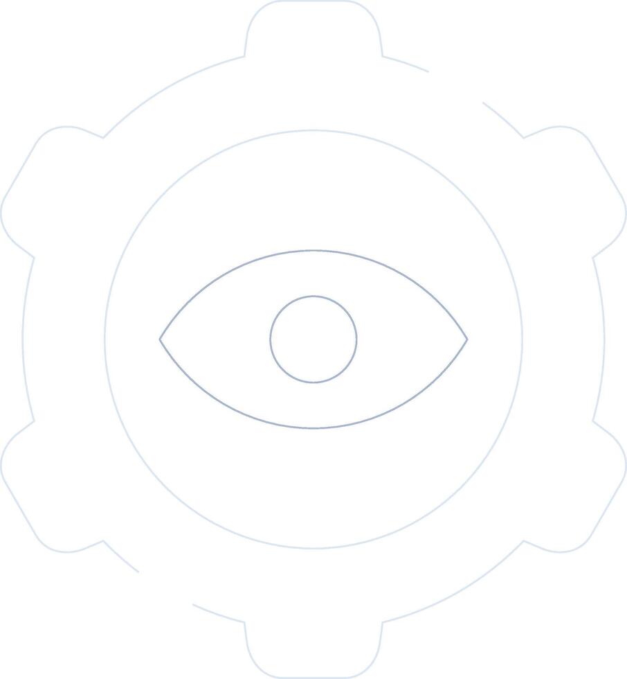 olho configuração criativo ícone Projeto vetor