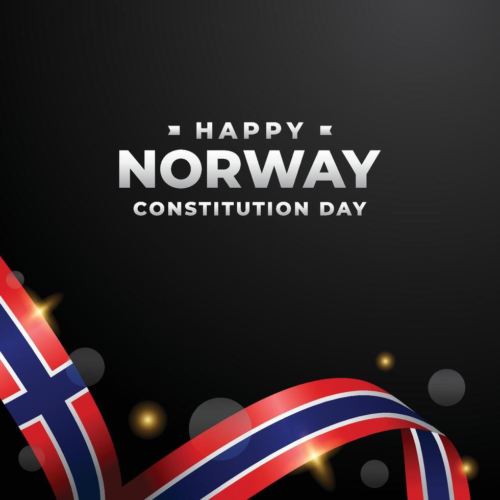 Noruega constituição dia Projeto ilustração coleção vetor