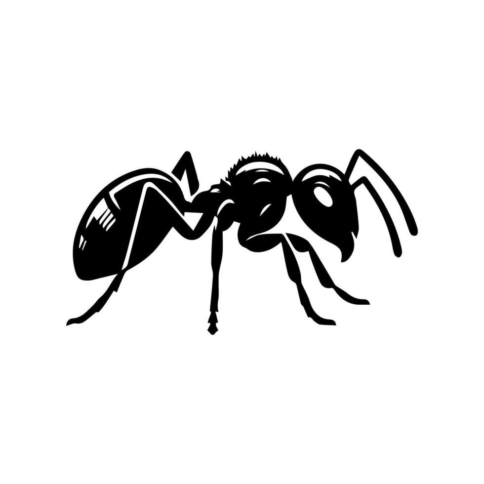 silhuetas do formigas. livre vetor
