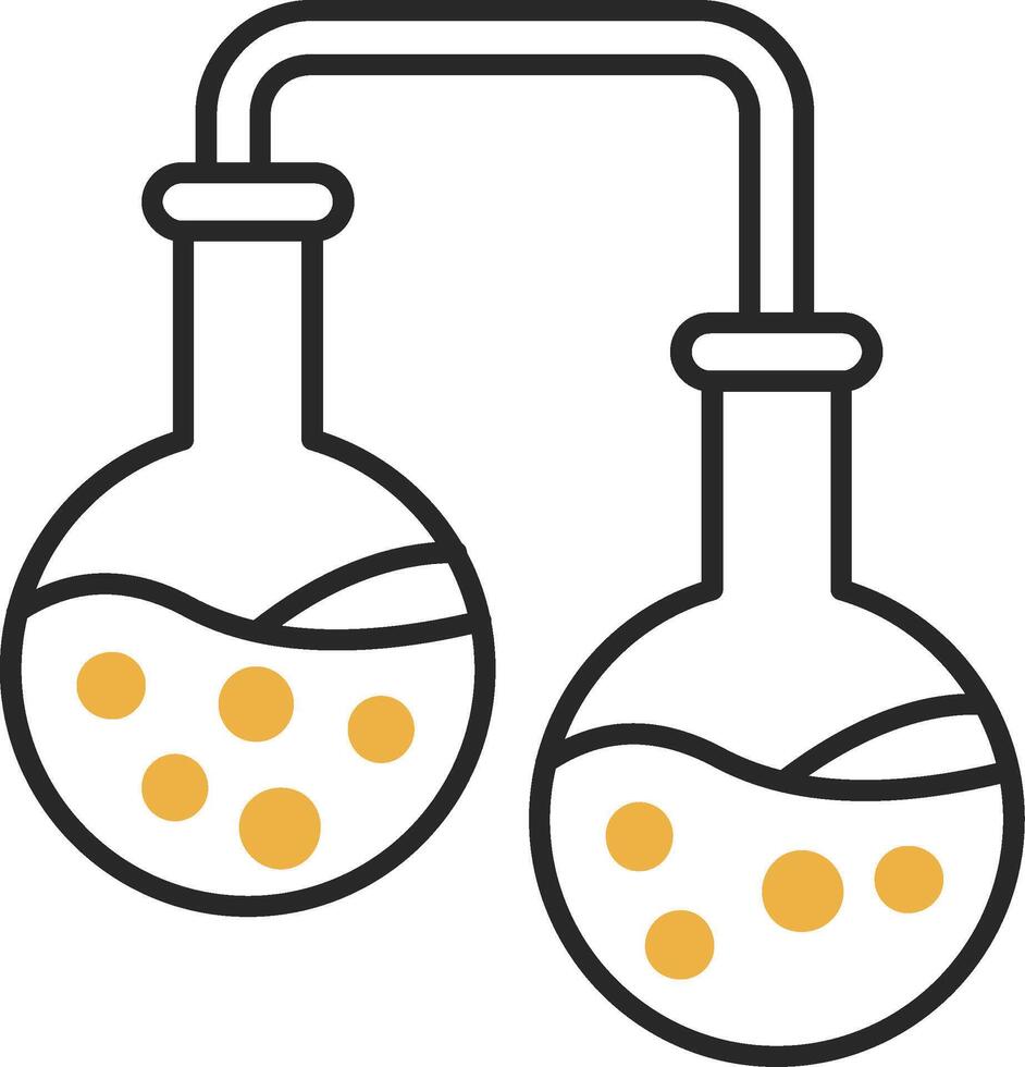 experimentar esfolado preenchidas ícone vetor