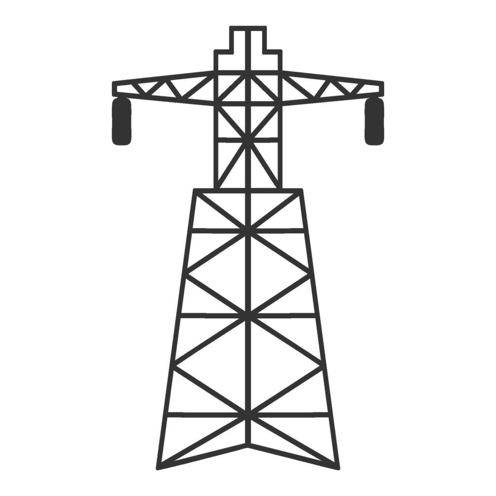 eletricidade torre vetor ilustração