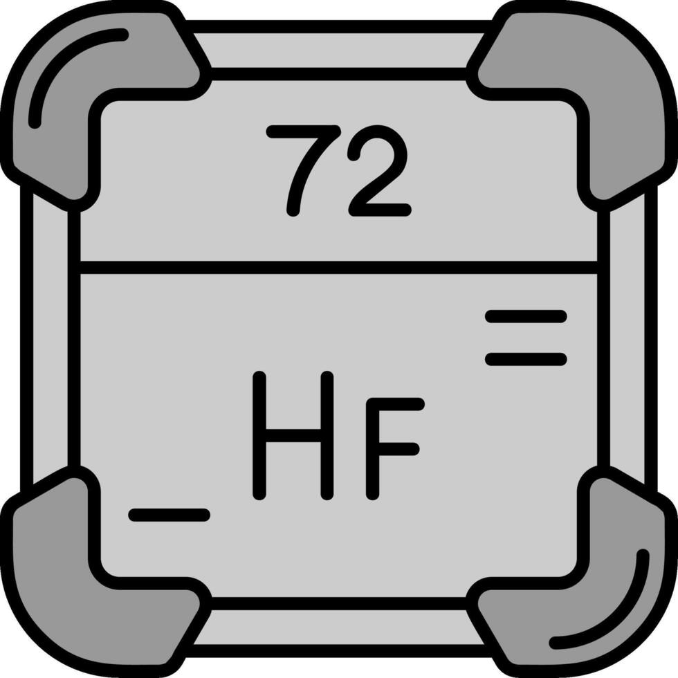 háfnio linha preenchidas escala de cinza ícone vetor