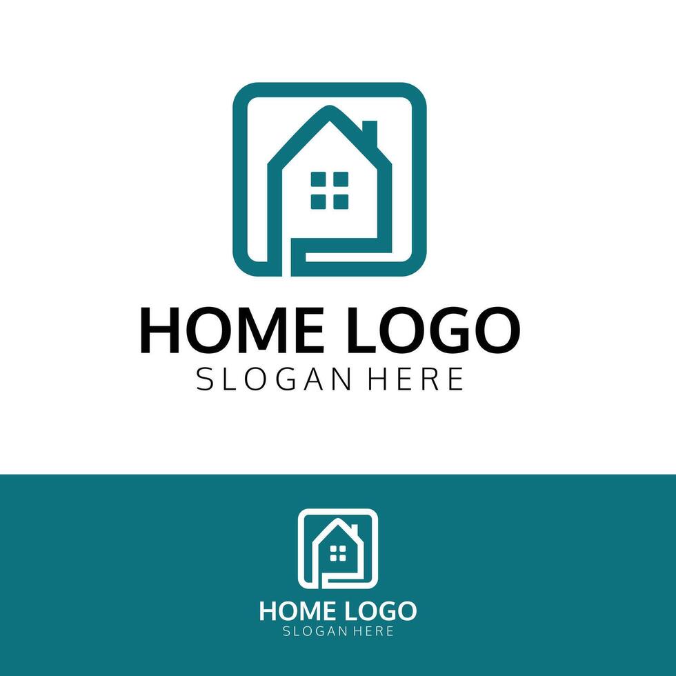 design de logotipo para casa vetor