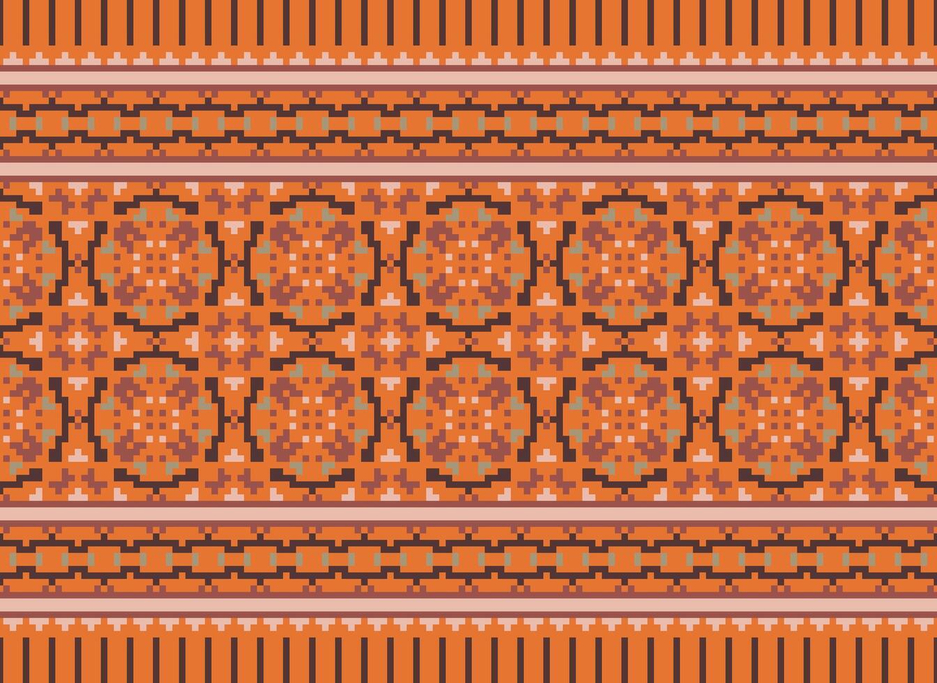 Cruz ponto tradicional étnico padronizar paisley flor ikat fundo abstrato asteca africano indonésio indiano desatado padronizar para tecido impressão pano vestir tapete cortinas e sarongue vetor