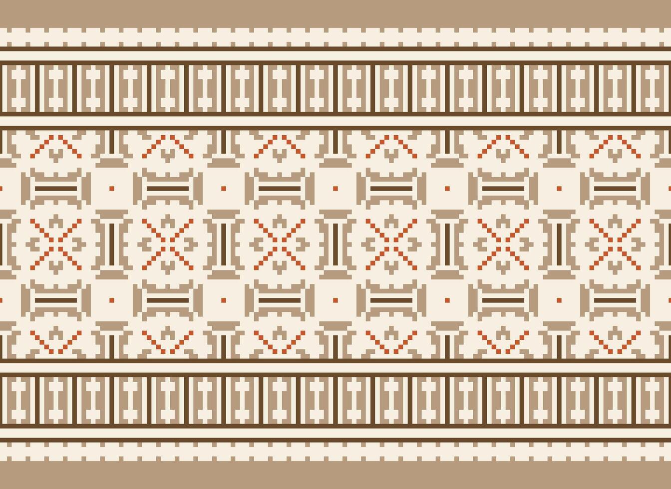 lindo floral Cruz ponto padrão.geométrico étnico oriental padronizar tradicional plano de fundo. asteca estilo abstrato vetor ilustração.design para textura,tecido,vestuário,embrulho,decoração,tapete.