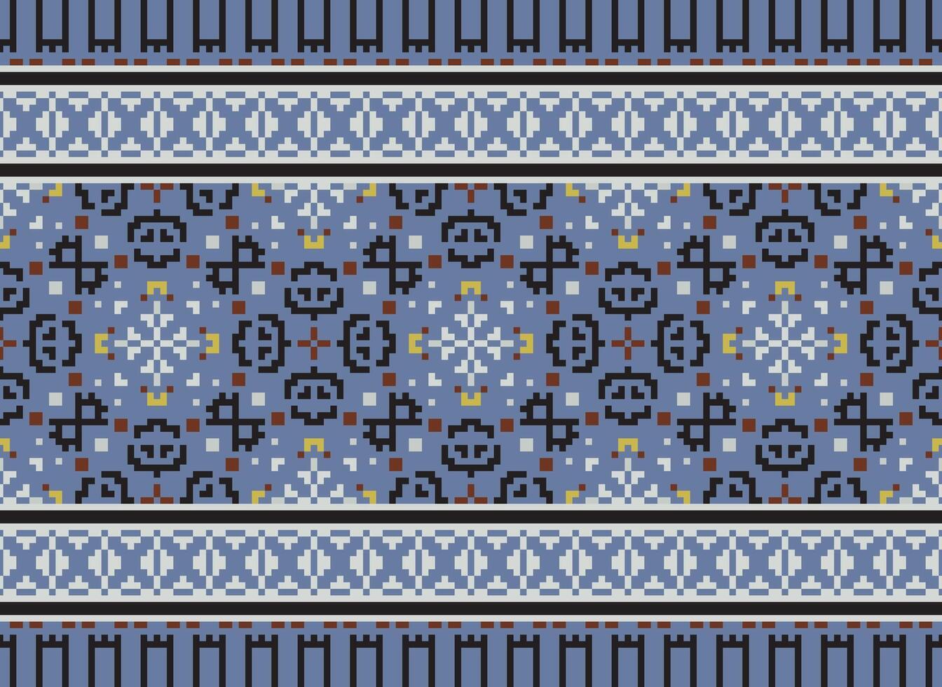 safras Cruz ponto tradicional étnico padronizar paisley flor ikat fundo abstrato asteca africano indonésio indiano desatado padronizar para tecido impressão pano vestir tapete cortinas e sarongue vetor