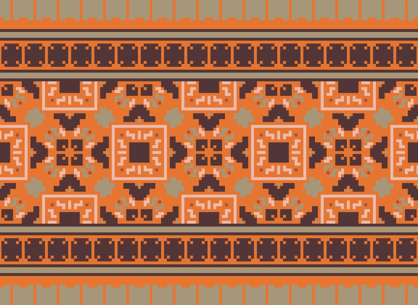 natureza safras Cruz ponto tradicional étnico padronizar paisley flor ikat fundo abstrato asteca africano indonésio indiano desatado padronizar para tecido impressão pano vestir tapete cortinas e sarongue vetor