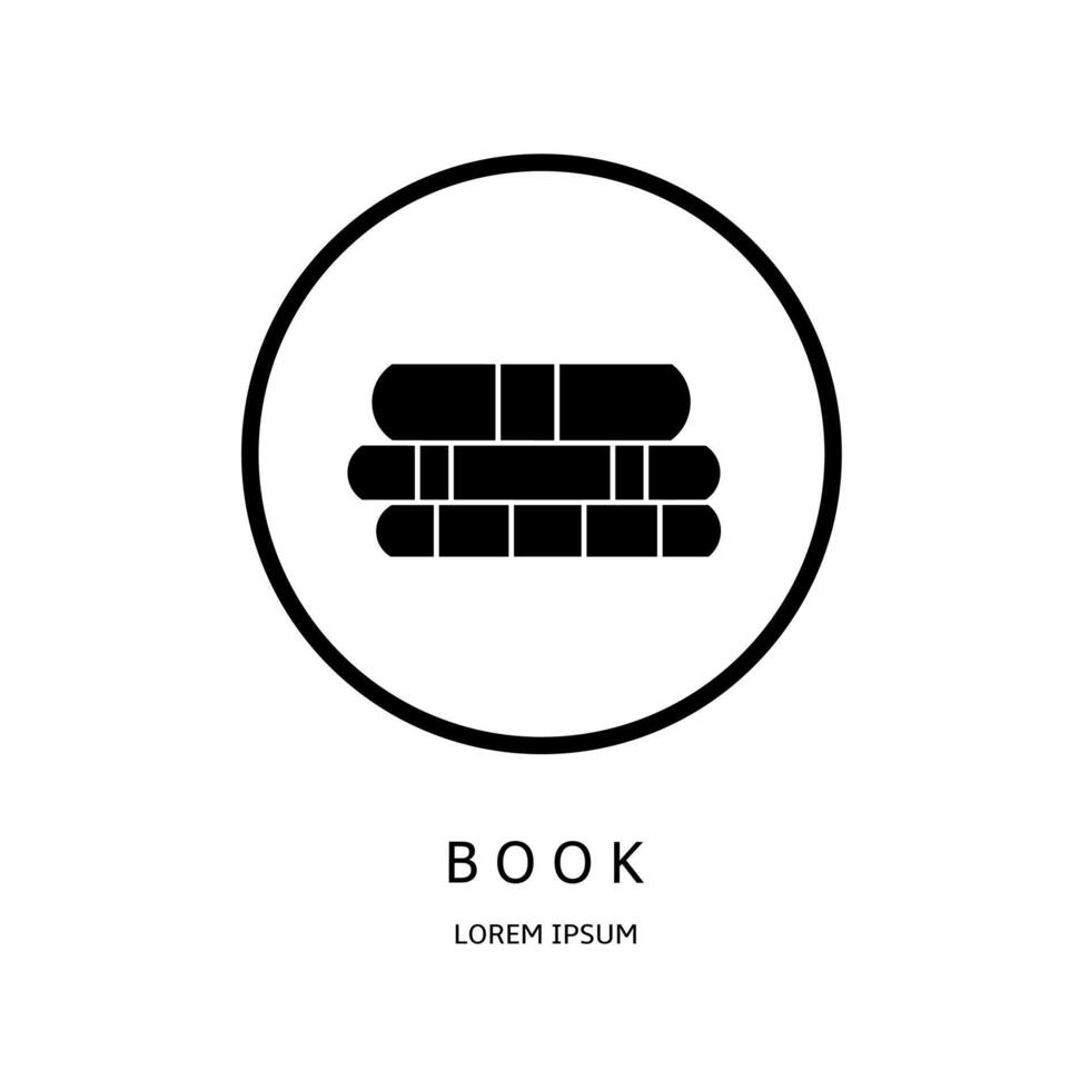 logotipo vetor Projeto para negócios. livro logotipos.