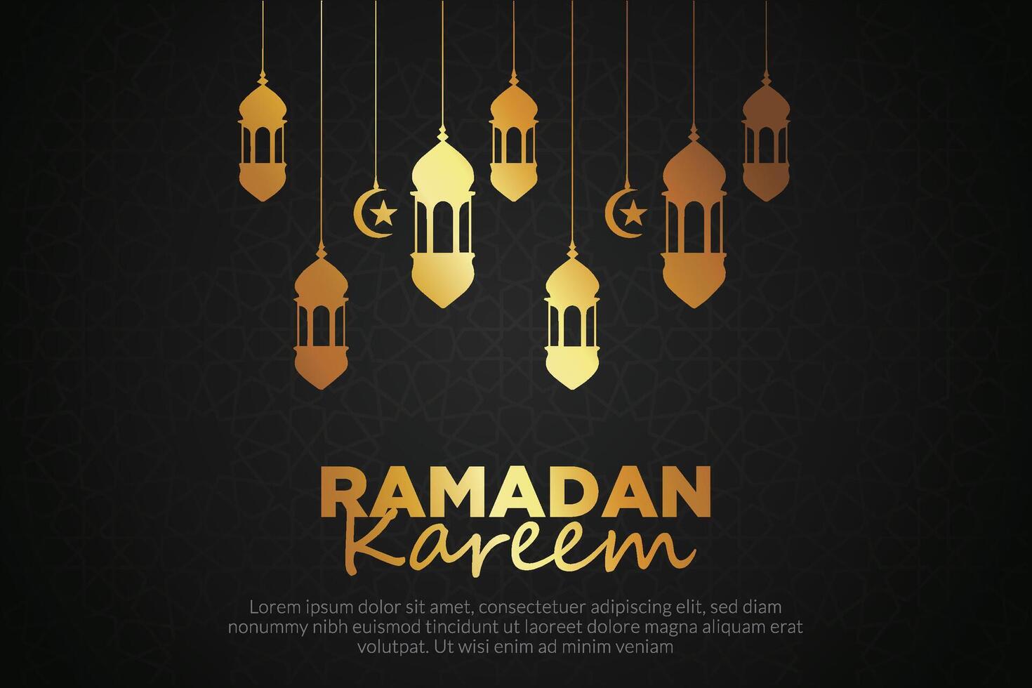 vetor elegante luxuoso Ramadã, eid al-fitr, islâmico fundo decorativo cumprimento cartão