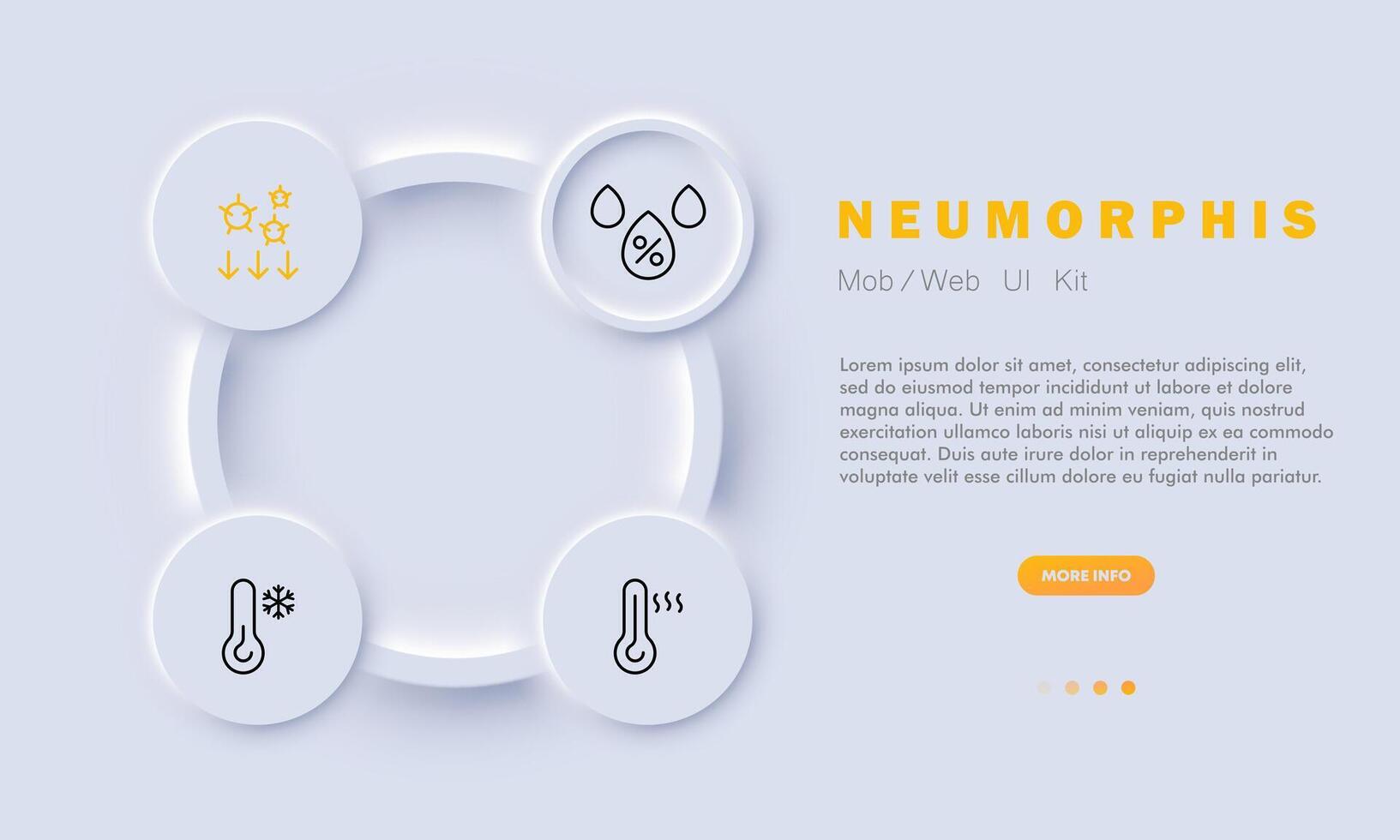 ventilação ícone definir. ar, frieza, vento, ar condicionamento, sopro, frio, verão, cordialidade, frescor, cano, hélice. neomorfismo estilo. vetor linha ícone para o negócio e publicidade