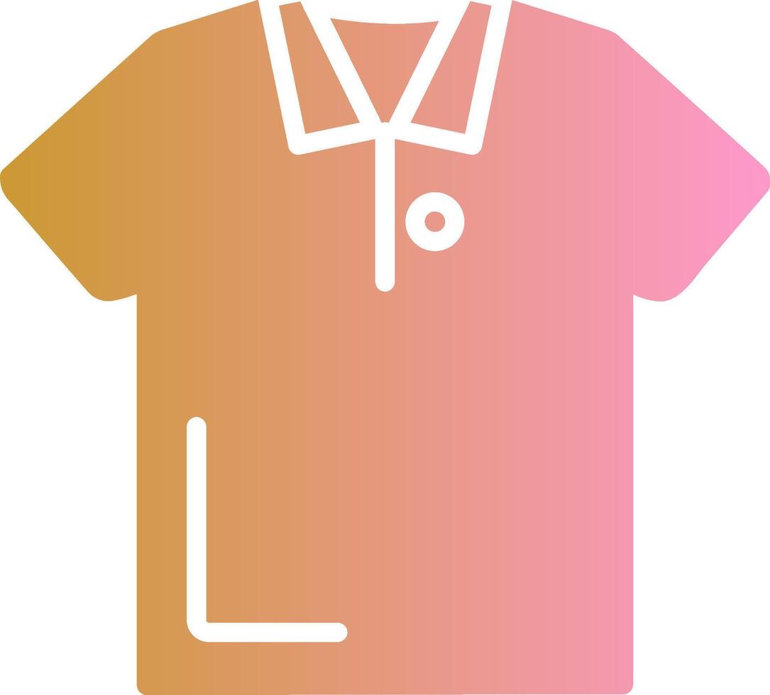 ícone de vetor de camisa