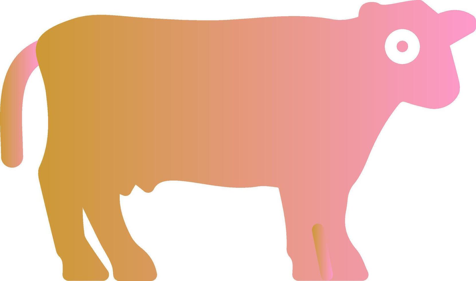 ícone de vetor de gado
