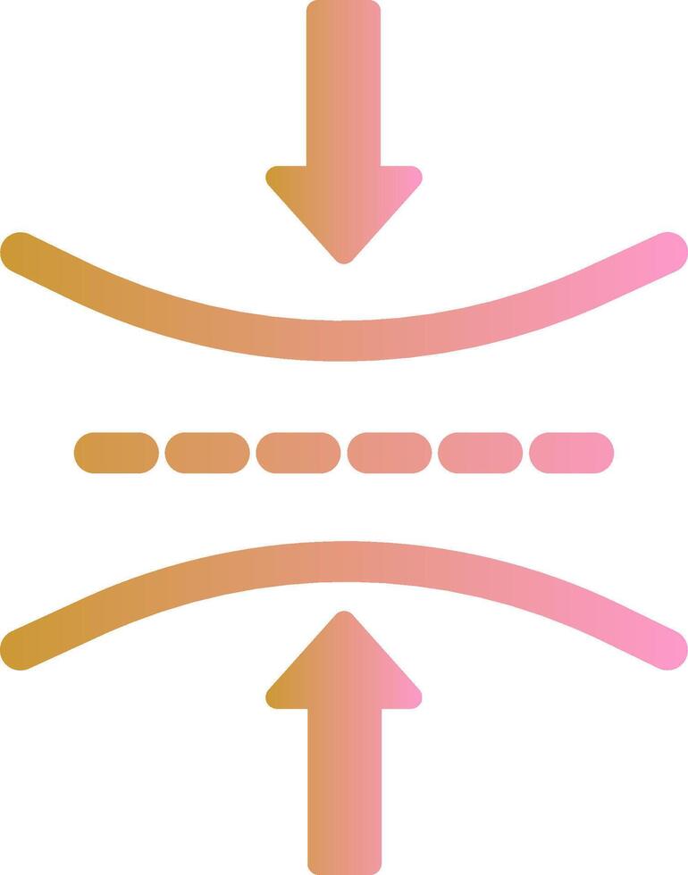 ícone de vetor de elasticidade