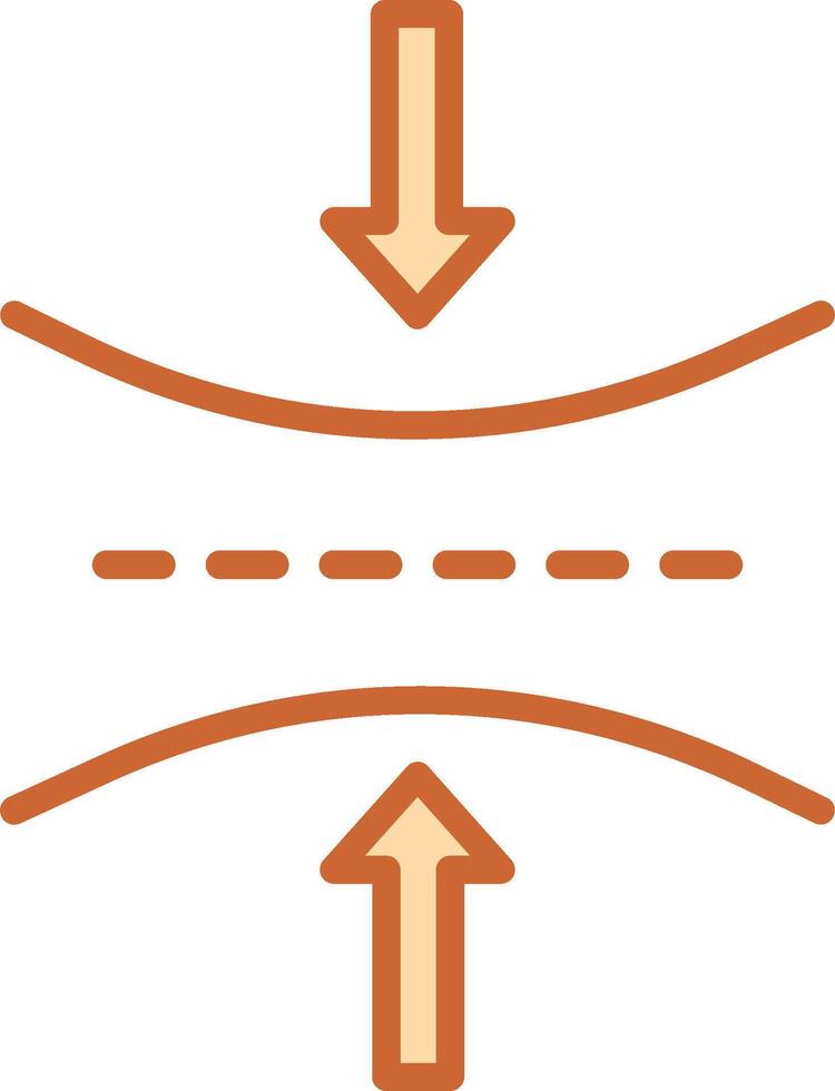 ícone de vetor de elasticidade