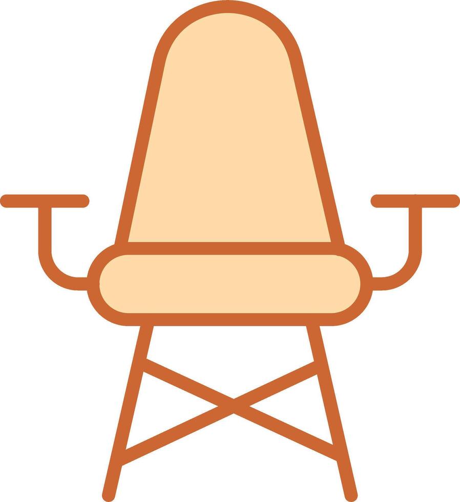 elegante ícone de vetor de cadeira