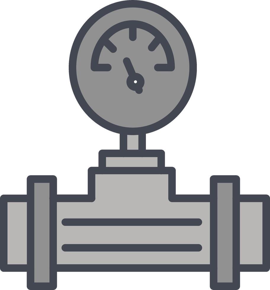 ícone de vetor de medidor de pressão