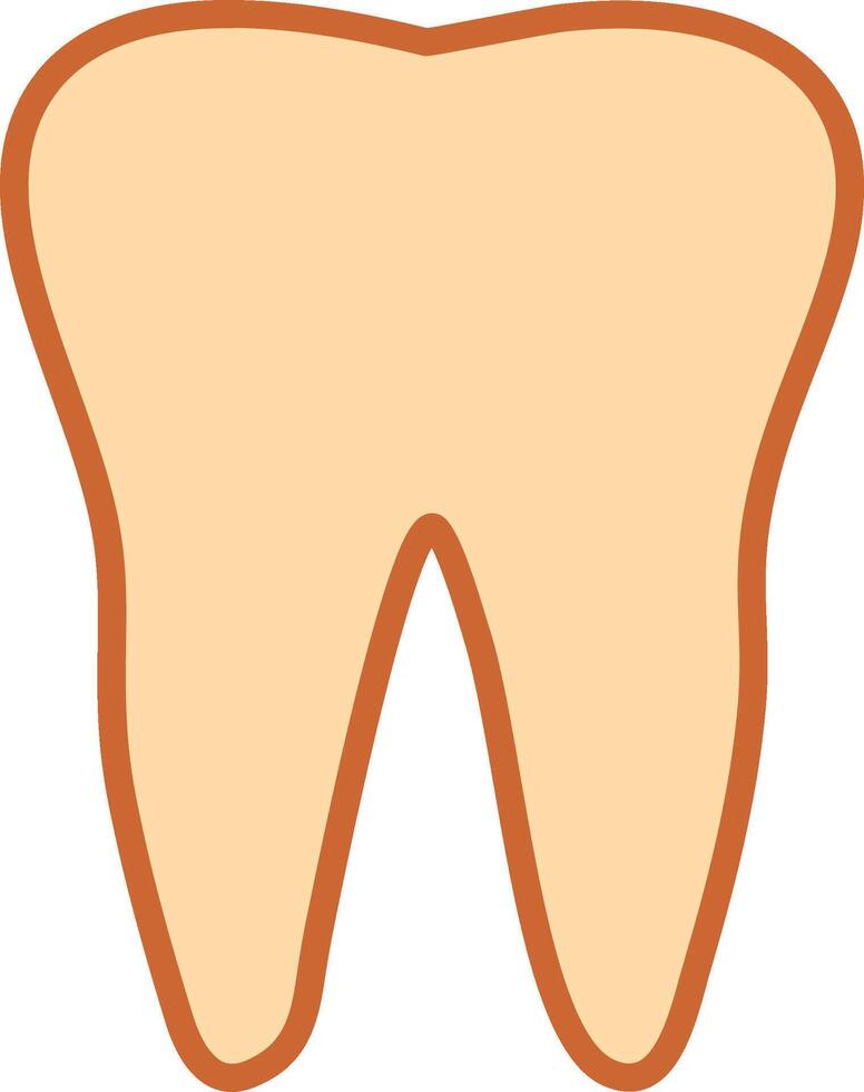 ícone de vetor de dente