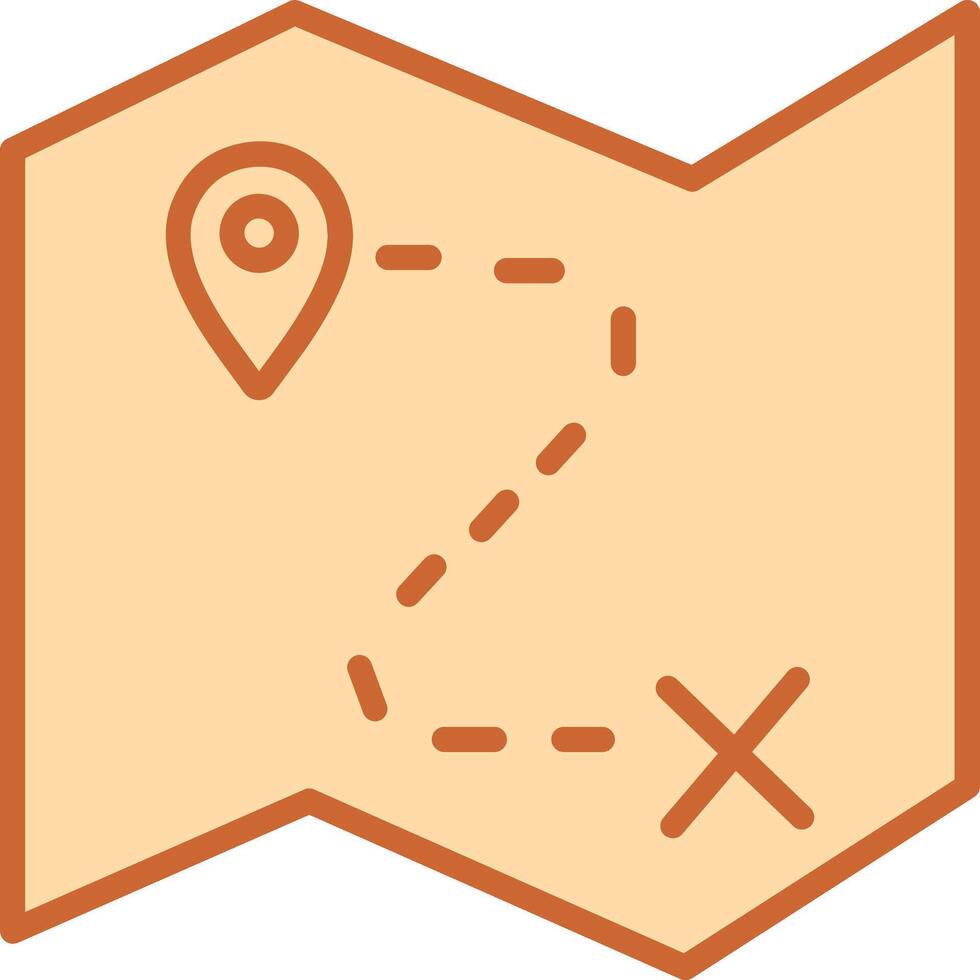 ícone de vetor de mapa