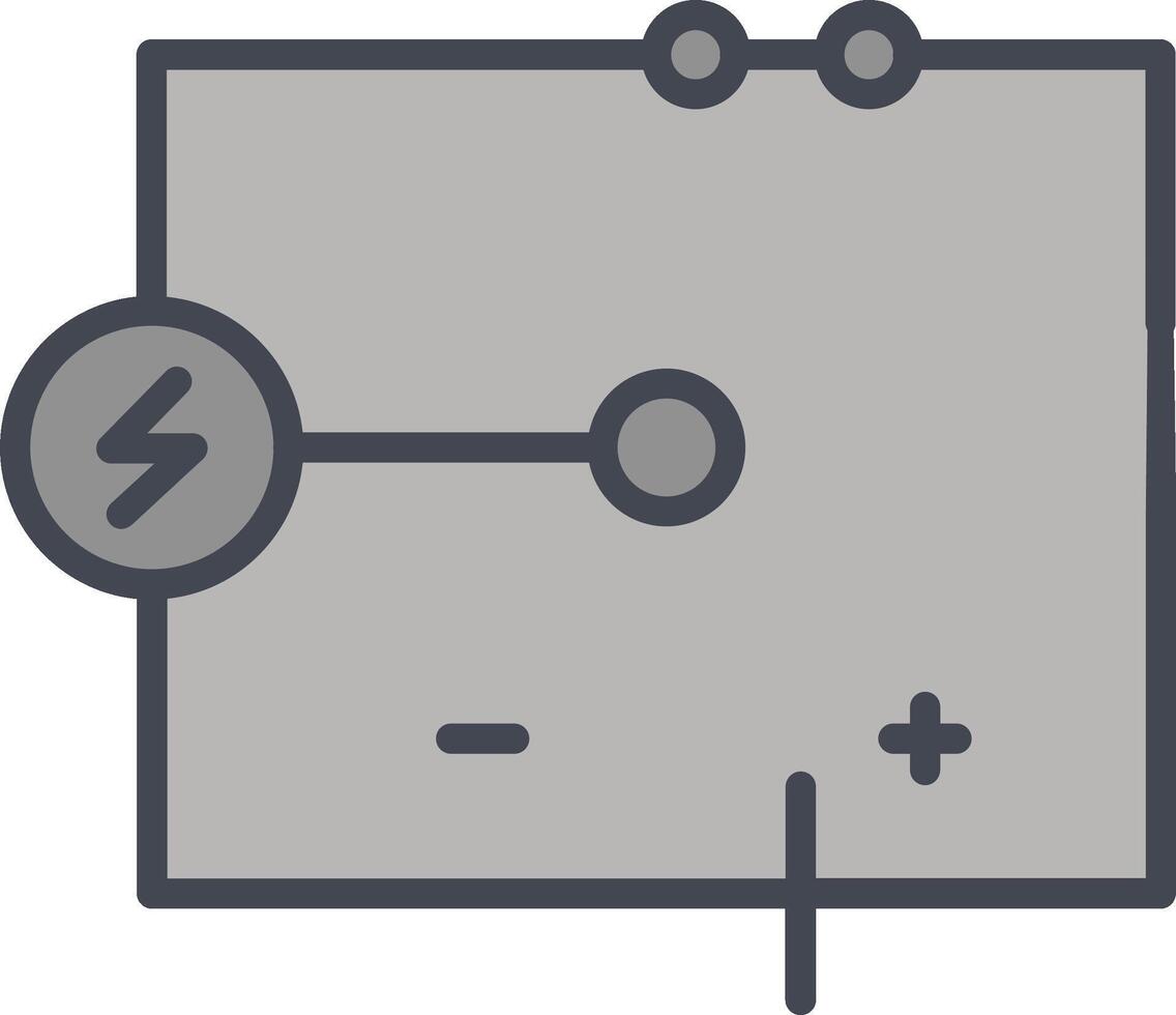 ícone de vetor de circuito elétrico