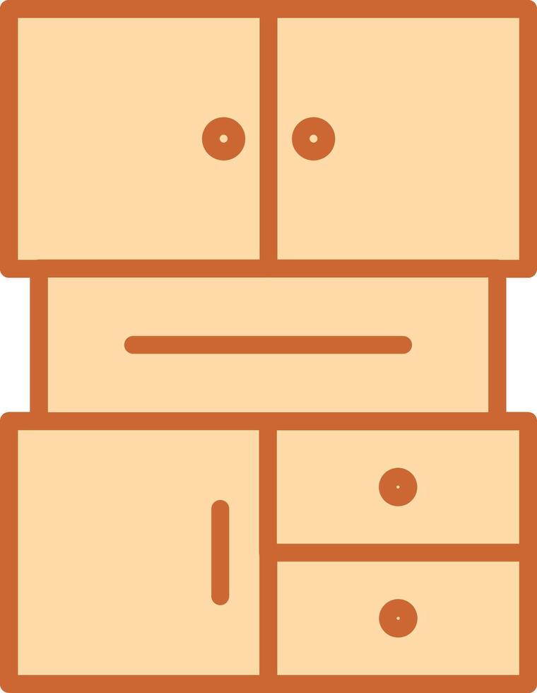 ícone de vetor de armários