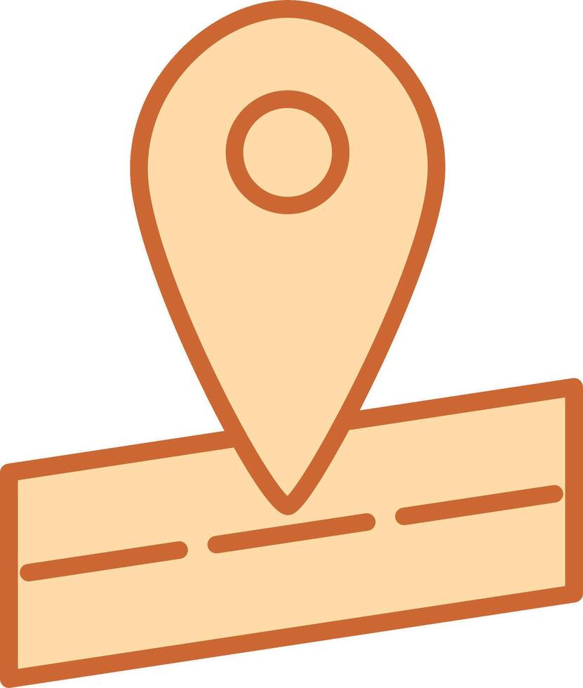 ícone do vetor de localização do mapa