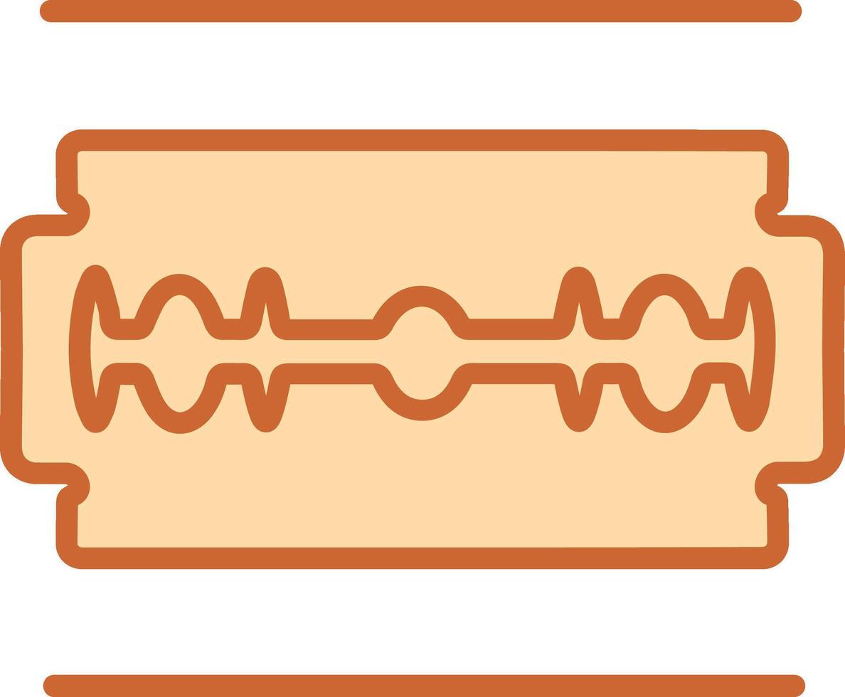 ícone de vetor de lâmina de barbear