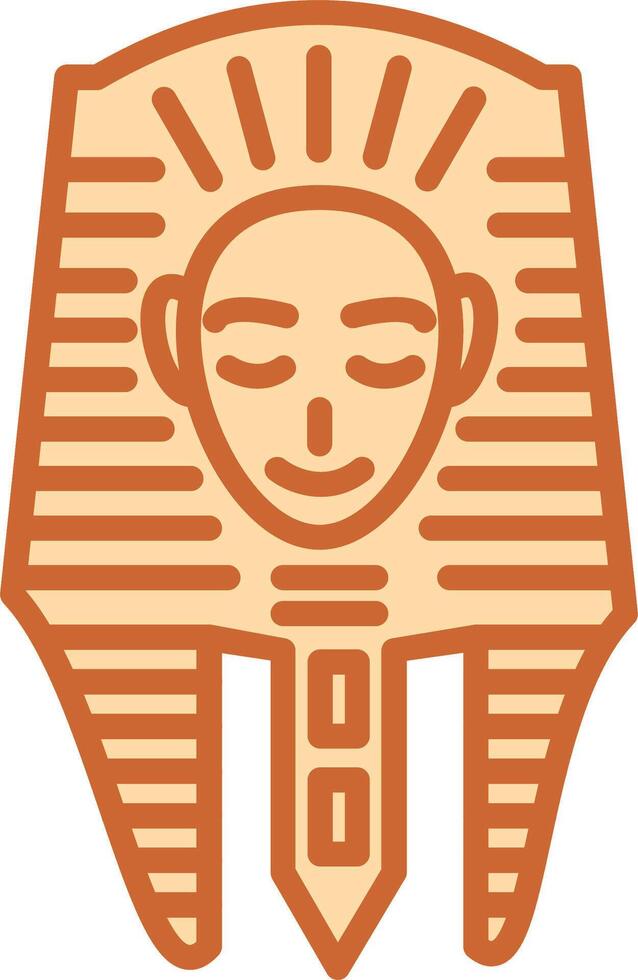 ícone de vetor de rosto egípcio
