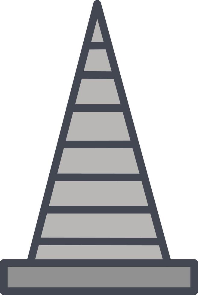 ícone de vetor de cone