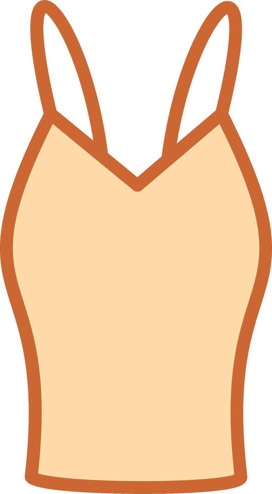ícone de vetor de colete feminino