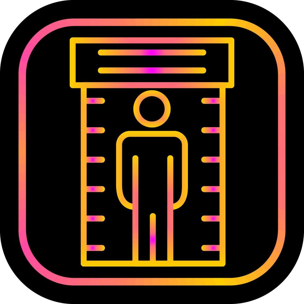 ícone de vetor de detector de metais