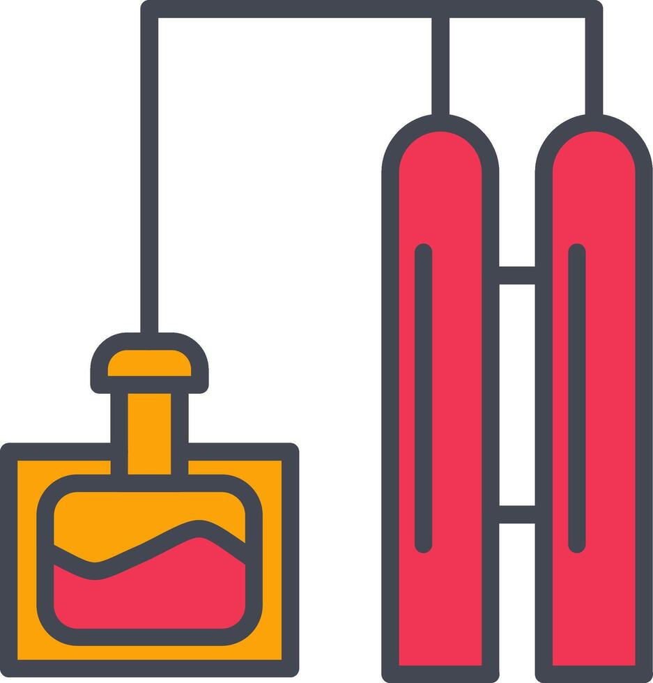 ícone de vetor de tanque de expansão