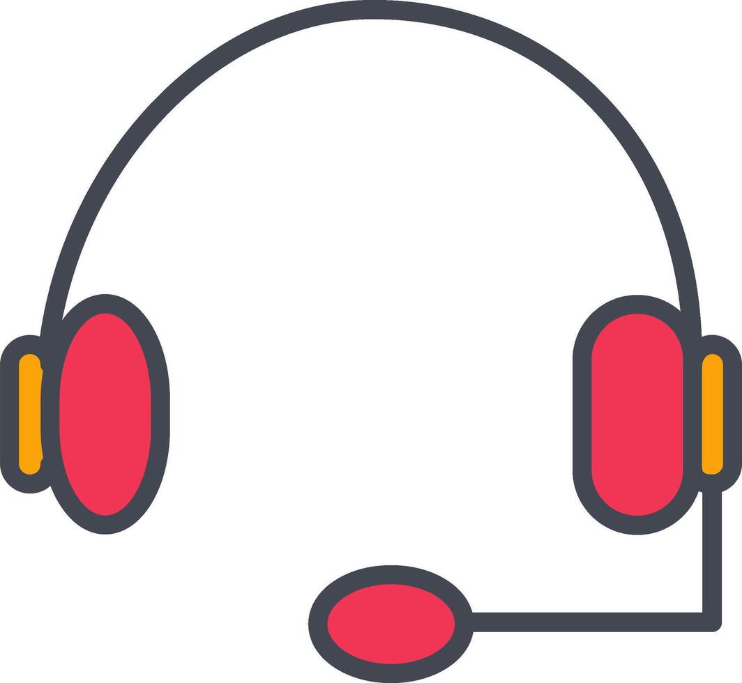 ícone de vetor de fones de ouvido