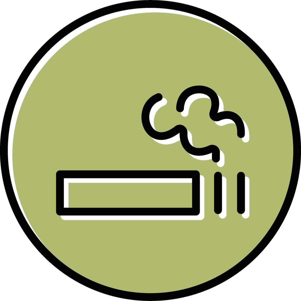 ícone de vetor de fumar