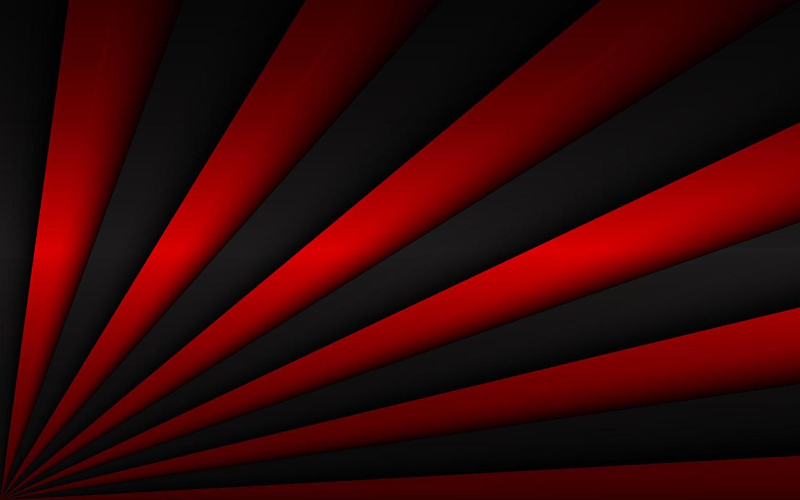abstrato base material moderno preto e vermelho. papel de parede de tecnologia metálica. fundo widescreen abstrato do vetor