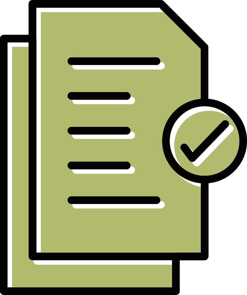 ícone de vetor de lista de relatórios