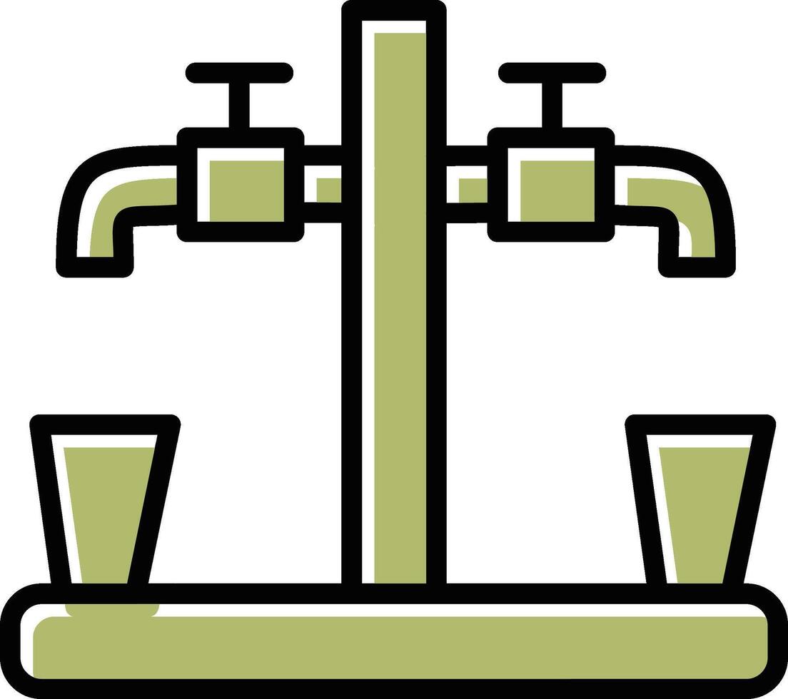 ícone de vetor de torneira de cerveja