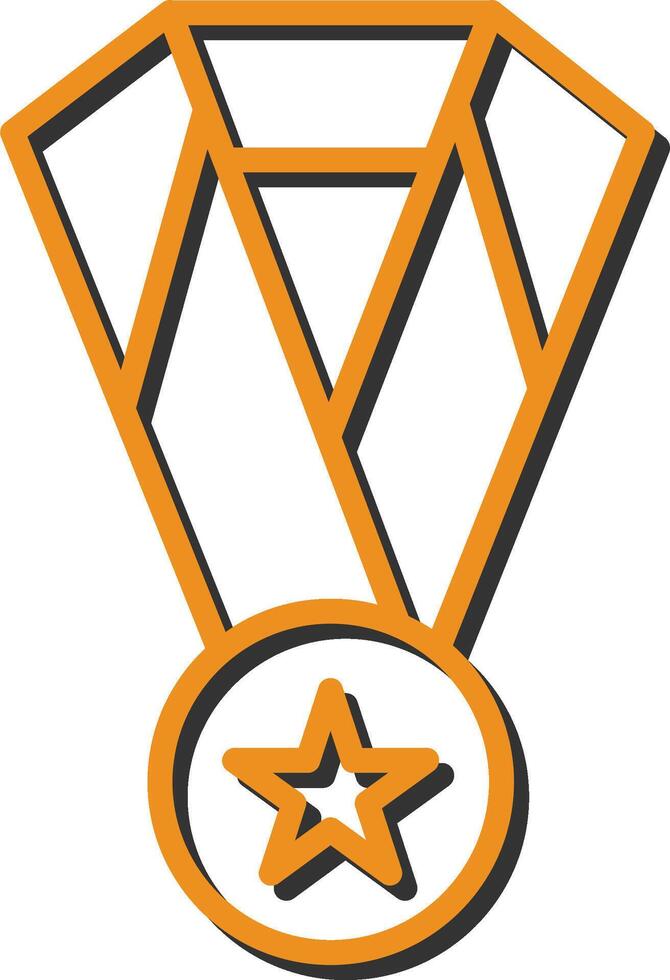 ícone de vetor de medalha