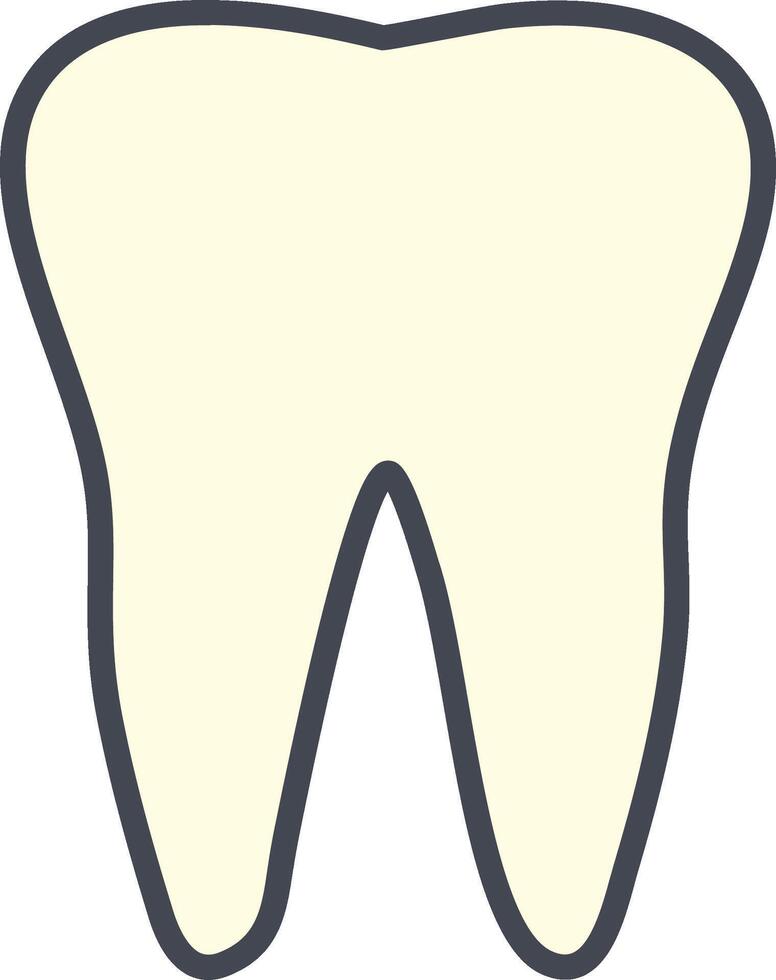 ícone de vetor de dente